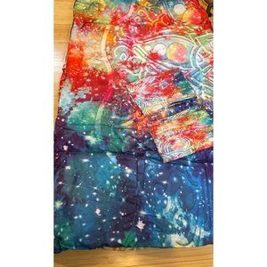 Galaxy Comforter Set Full Queen Size With 2 Matching Pillow Shams Nebula